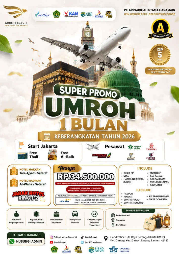 Umroh 1 Bulan