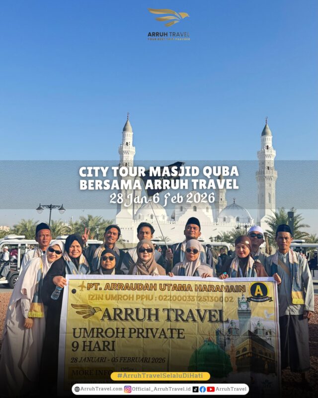Mau umroh mudah dan hemat? Bareng Arruh Travel ajaaaa!!daftar segera bersama Arruh Travel selalu Dihatikonsultasi gratis, info pendaftaran:klik ig di bio & DM atau comment di sini yaaa.☎️Admin 1: 085715576882
☎️Admin 2: 085890000165
☎️Admin 3: 087895403495
#arruhtravel #arruhtravelselaludihati