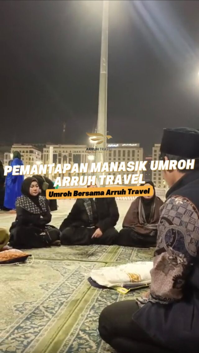 Mau umroh mudah dan hemat? Bareng Arruh Travel ajaaaa!!daftar segera bersama Arruh Travel selalu Dihatikonsultasi gratis, info pendaftaran:klik ig di bio & DM atau comment di sini yaaa.☎️Admin 1: 085715576882
☎️Admin 2: 085890000165
☎️Admin 3: 087895403495