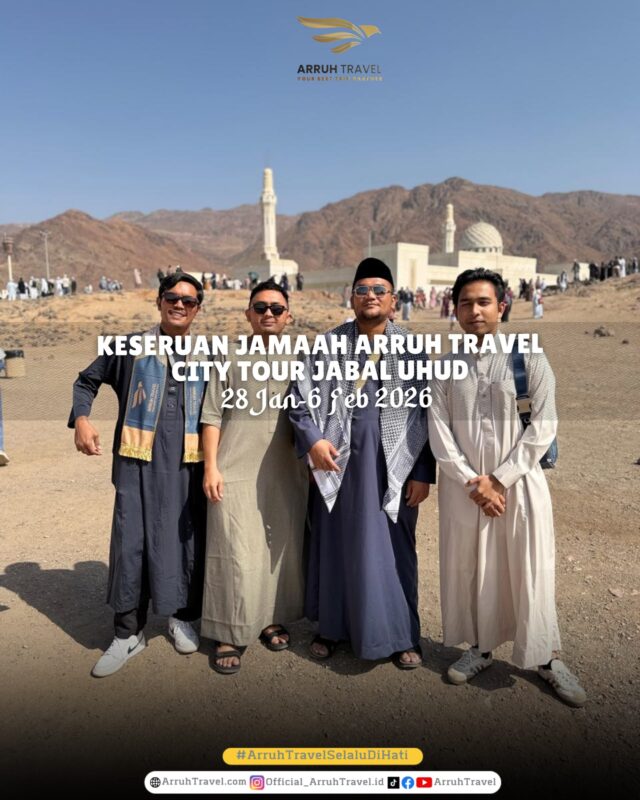 Mau umroh mudah dan hemat? Bareng Arruh Travel ajaaaa!!daftar segera bersama Arruh Travel selalu Dihatikonsultasi gratis, info pendaftaran:klik ig di bio & DM atau comment di sini yaaa.☎️Admin 1: 085715576882
☎️Admin 2: 085890000165
☎️Admin 3: 087895403495