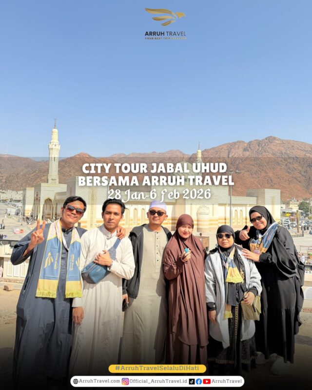 Mau umroh mudah dan hemat? Bareng Arruh Travel ajaaaa!!daftar segera bersama Arruh Travel selalu Dihatikonsultasi gratis, info pendaftaran:klik ig di bio & DM atau comment di sini yaaa.☎️Admin 1: 085715576882
☎️Admin 2: 085890000165
☎️Admin 3: 087895403495