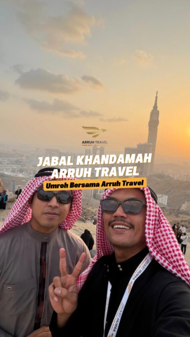 Mau umroh mudah dan hemat? Bareng Arruh Travel ajaaaa!!daftar segera bersama Arruh Travel selalu Dihatikonsultasi gratis, info pendaftaran:klik ig di bio & DM atau comment di sini yaaa.☎️Admin 1: 085715576882
☎️Admin 2: 085890000165
☎️Admin 3: 087895403495